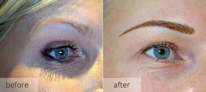 Eyebrow enhancements - semi permanent