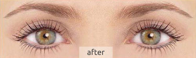LVL lashes - after